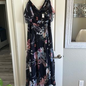 City chic cold shoulder maxi dress